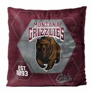 Montana Grizzlies Connector Double Sided Velvet Pillow