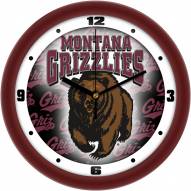 Montana Grizzlies Dimension Wall Clock