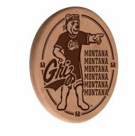 Montana Grizzlies Laser Engraved Wood Sign