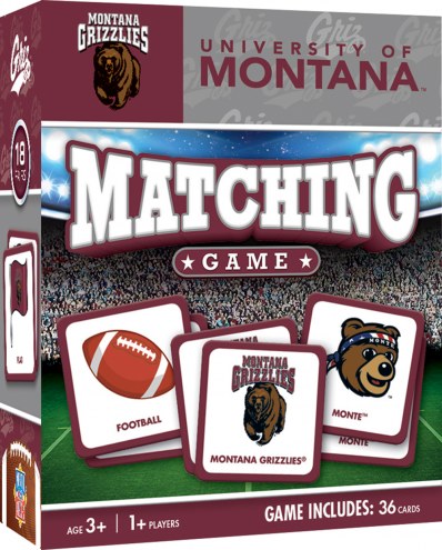Montana Grizzlies Matching Game