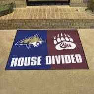 Montana Grizzlies/Montana State Bobcats House Divided Mat