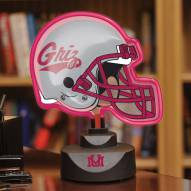 Montana Grizzlies Neon Helmet Desk Lamp