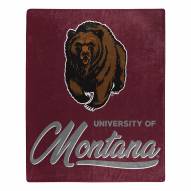 Montana Grizzlies Signature Raschel Throw Blanket
