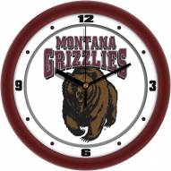 Montana Grizzlies Traditional Wall Clock