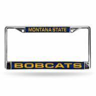 Montana State Bobcats Laser Chrome License Plate Frame