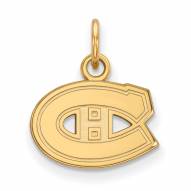 Montreal Canadiens 10k Yellow Gold Extra Small Pendant