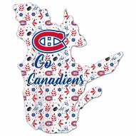 Montreal Canadiens 12" Floral State Sign