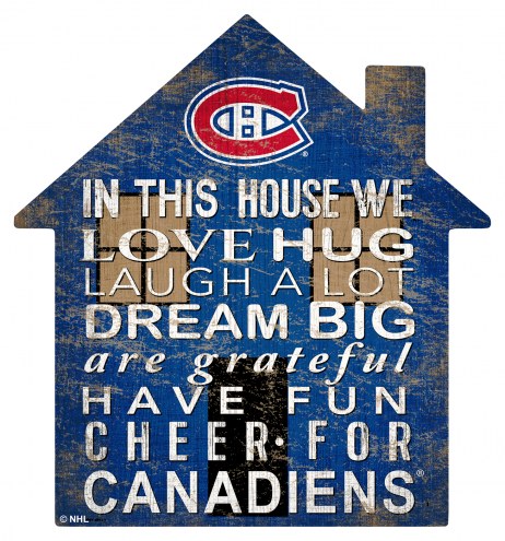 Montreal Canadiens 12&quot; House Sign