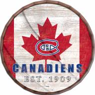 Montreal Canadiens 16" Flag Barrel Top