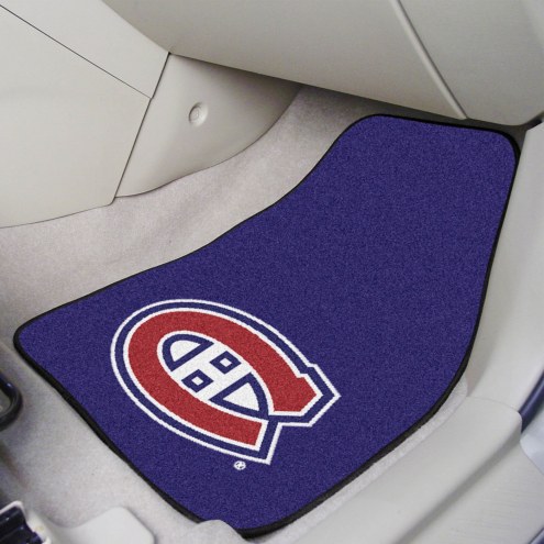 Montreal Canadiens 2-Piece Carpet Car Mats