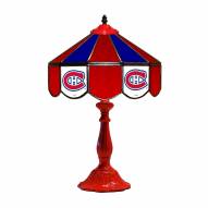 Montreal Canadiens 21" Glass Table Lamp