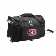 Montreal Canadiens 22" Rolling Duffle Bag