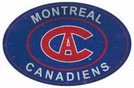 Montreal Canadiens 46" Heritage Logo Oval Sign