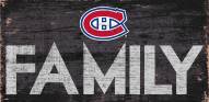 Montreal Canadiens 6" x 12" Family Sign