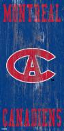 Montreal Canadiens 6" x 12" Heritage Logo Sign