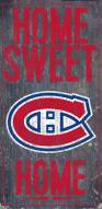 Montreal Canadiens 6" x 12" Home Sweet Home Sign