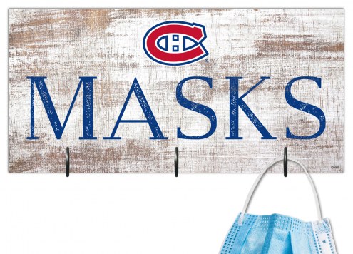 Montreal Canadiens 6&quot; x 12&quot; Mask Holder