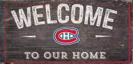 Montreal Canadiens 6" x 12" Welcome Sign