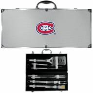 Montreal Canadiens 8 Piece Stainless Steel BBQ Set w/Metal Case