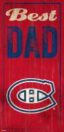 Montreal Canadiens Best Dad Sign