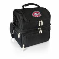 Montreal Canadiens Black Pranzo Insulated Lunch Box