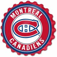 Montreal Canadiens Bottle Cap Wall Sign