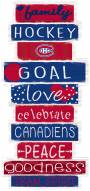 Montreal Canadiens Celebrations Stack Sign