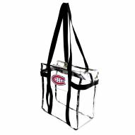 Montreal Canadiens Clear Tote Along