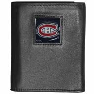 Montreal Canadiens Deluxe Leather Tri-fold Wallet in Gift Box