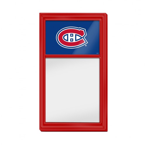 Montreal Canadiens Dry Erase Note Board