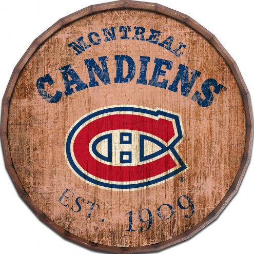 Montreal Canadiens Established Date 24&quot; Barrel Top