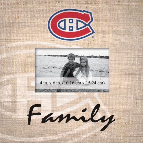 Montreal Canadiens Family Picture Frame