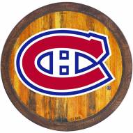 Montreal Canadiens "Faux" Barrel Top Sign