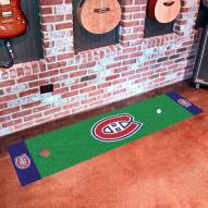 Montreal Canadiens Golf Putting Green Mat