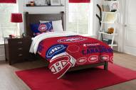 Montreal Canadiens Hexagon Twin Comforter & Sham Set