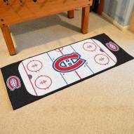 Montreal Canadiens Hockey Rink Runner Mat