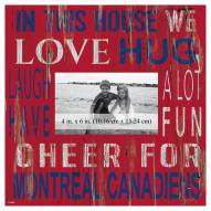 Montreal Canadiens In This House 10" x 10" Picture Frame