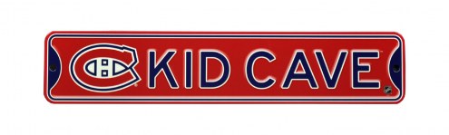Montreal Canadiens Kid Cave Street Sign