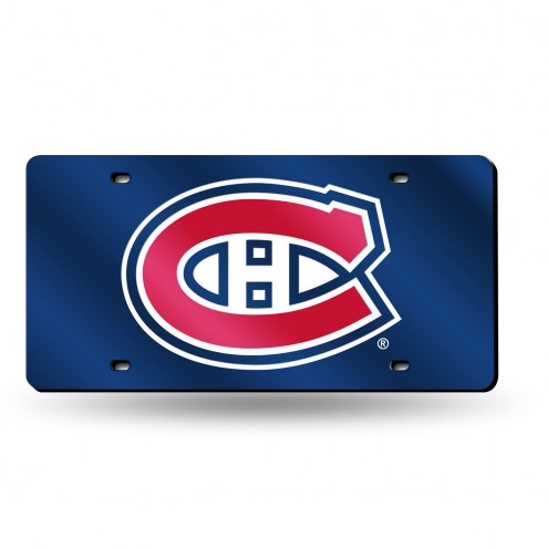 Montreal Canadiens Laser Cut License Plate