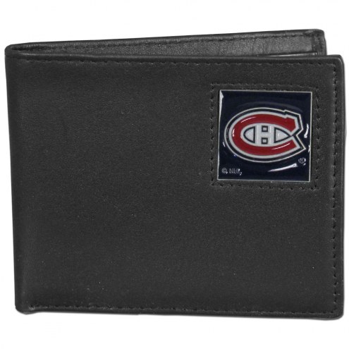 Montreal Canadiens Leather Bi-fold Wallet in Gift Box