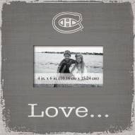 Montreal Canadiens Love Picture Frame