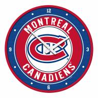 Montreal Canadiens Modern Disc Wall Clock