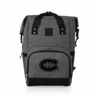 Montreal Canadiens On The Go Roll-Top Cooler Backpack