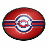 Montreal Canadiens Oval Slimline Lighted Wall Sign