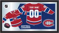 Montreal Canadiens Personalized Jersey Mirror