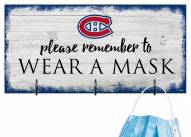Montreal Canadiens Please Wear Your Mask Sign