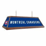 Montreal Canadiens Premium Wood Pool Table Light