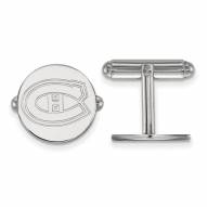 Montreal Canadiens Sterling Silver Cuff Links