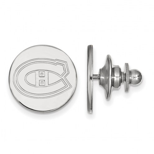 Montreal Canadiens Sterling Silver Lapel Pin