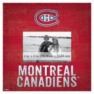 Montreal Canadiens Team Name 10" x 10" Picture Frame